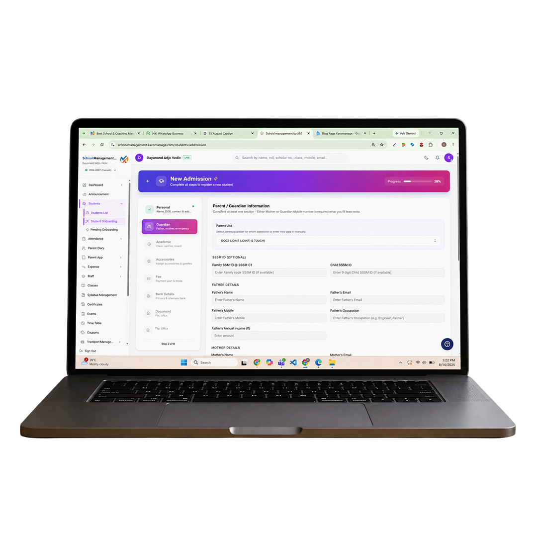 Guardian & Parent Management
